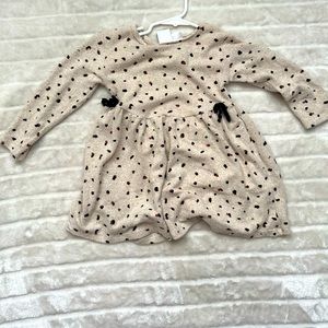 ZARA girls leopard spotted dress